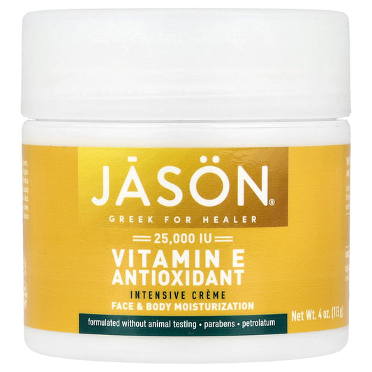Jason Natural, Vitamin E Antioxidant Intensive Creme, 4 oz (113 g)