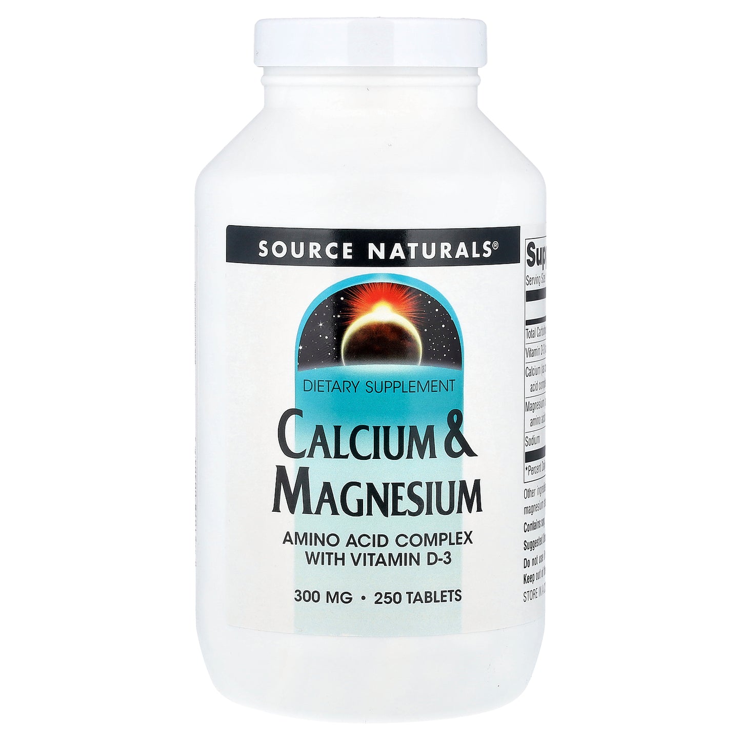 Source Naturals, Calcium & Magnesium, 250 Tablets