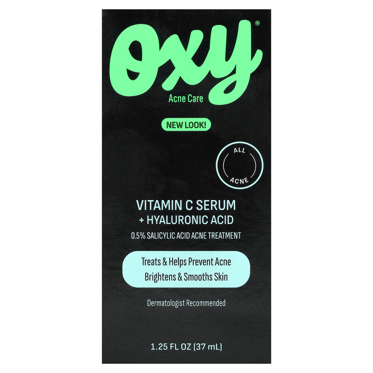 Oxy Skin Care, Vitamin C Serum + Hyaluronic Acid, 1.25 fl oz (37 ml)