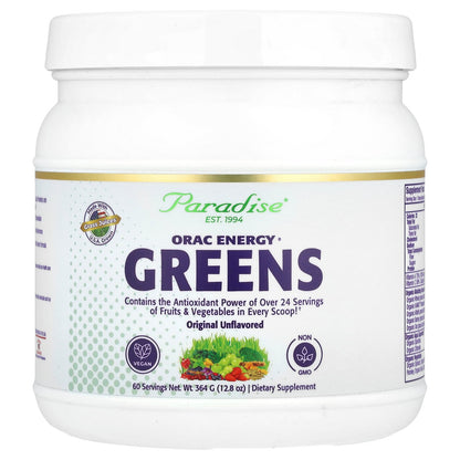 Paradise Herbs, ORAC Energy® Greens, Original Unflavored, 12.8 oz (364 g)