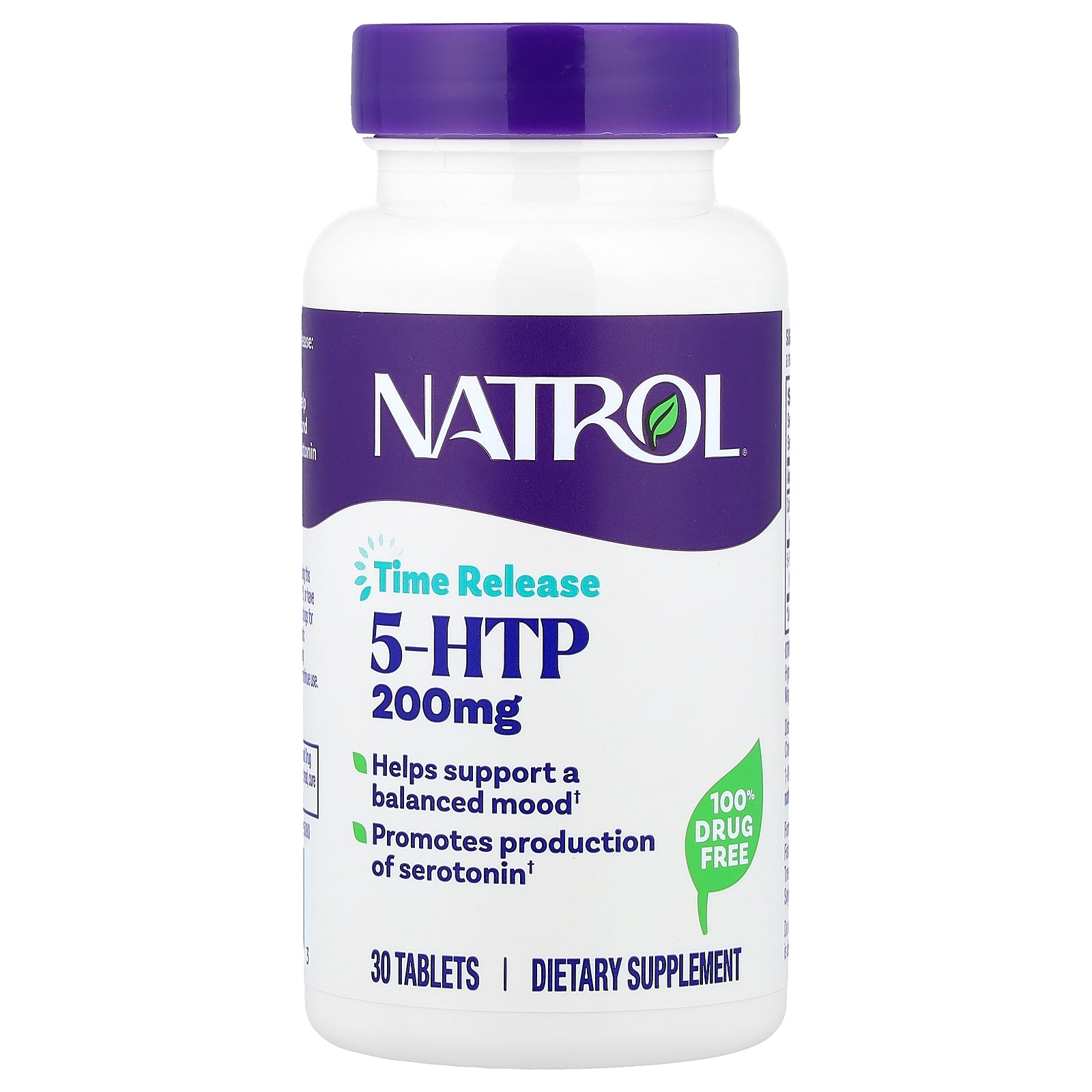 Natrol, 5-HTP, Time Release, 30 Tablets