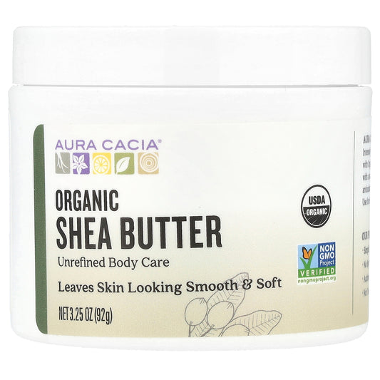 Aura Cacia, Organic Shea Butter, 3.25 oz (92 g)