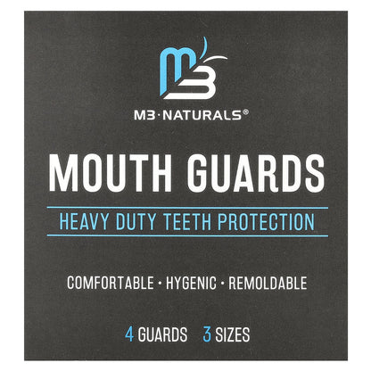 M3, Mouth Guards, 3 Sizes, 4 Guards