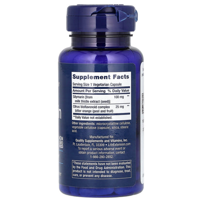 Life Extension, Silymarin, 100 mg, 90 Vegetarian Capsules