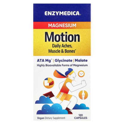 Enzymedica, Magnesium Motion, 350 mg, 120 Capsules