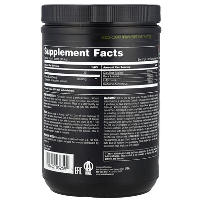 Animal, Fury®, Essentials, Pre Workout, Watermelon, 1.08 lb (492 g)