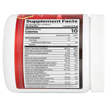 Jigsaw Health, Electrolyte Supreme™, Fruit Punch, 11.9 oz (336 g)