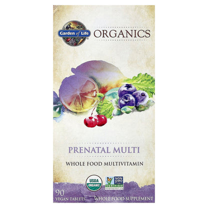 Garden of Life, Organics, Prenatal Multi, 90 Vegan Tablets