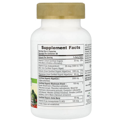 NaturesPlus, Source of Life® Garden, Bone Support, 120 Vegan Capsules