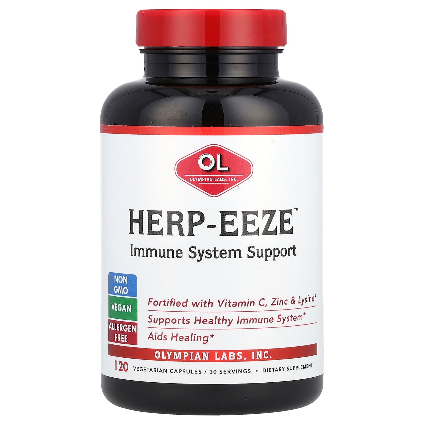 Olympian Labs, Herp-Eeze™, 120 Vegetarian Capsules