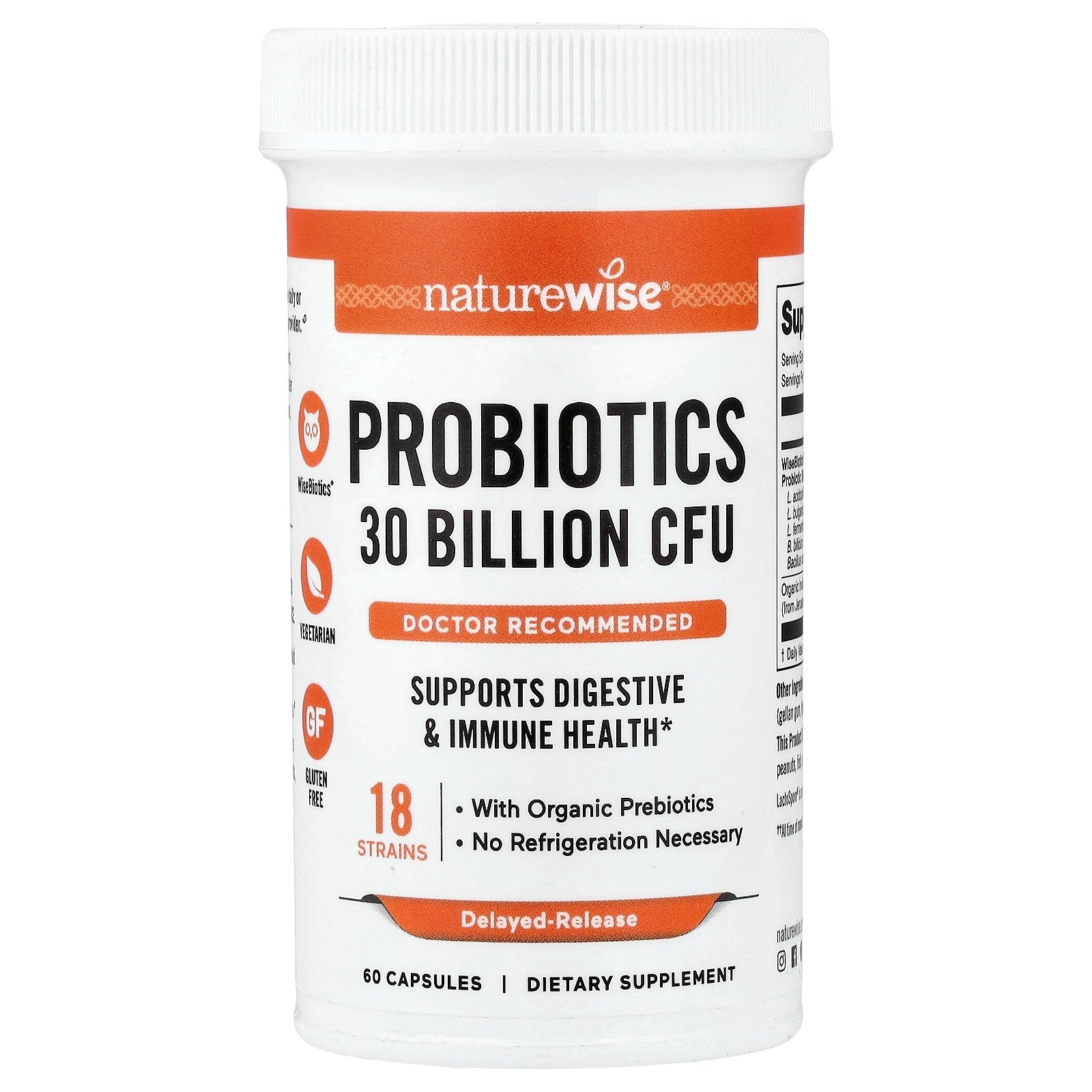 NatureWise, Probiotics, 60 Capsules