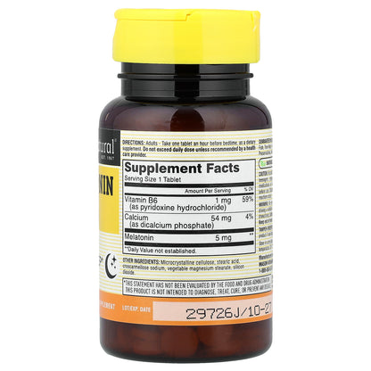 Mason Natural, Melatonin, 5 mg, 60 Tablets