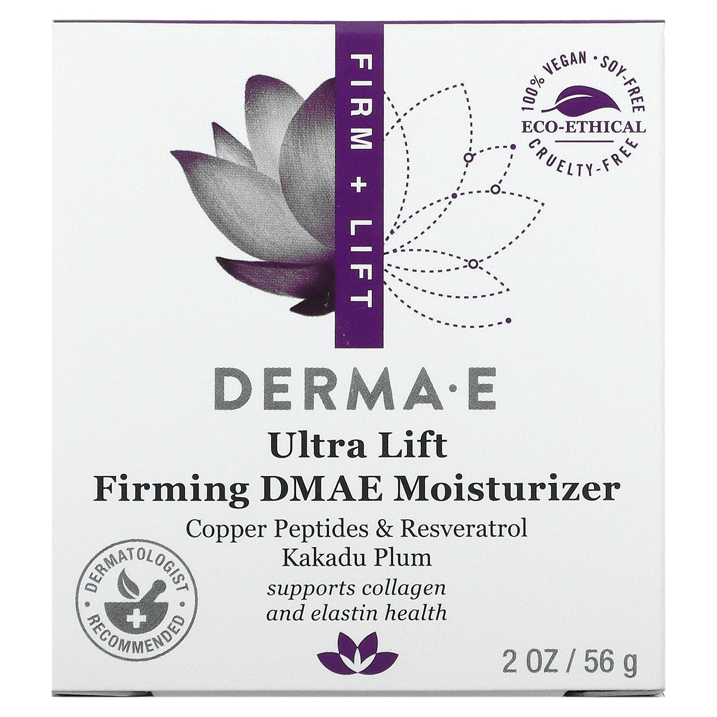 DERMA E, Ultra Lift Firming DMAE Moisturizer, 2 oz (56 g)