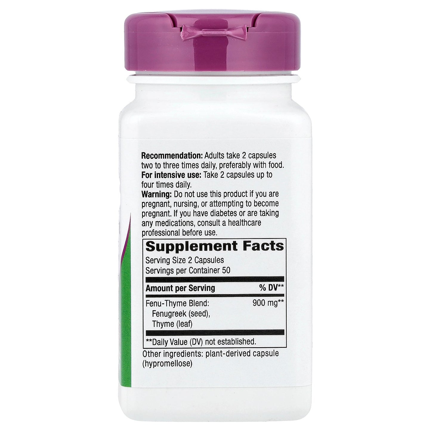 Nature's Way, Fenu-Thyme, 100 Vegan Capsules