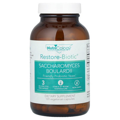 Nutricology, Restore-Biotic®, Saccharomyces Boulardii, 150 mg , 120 Vegetarian Capsules