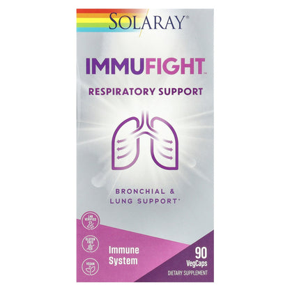 Solaray, ImmuFight™, Respiratory Support, 90 VegCaps