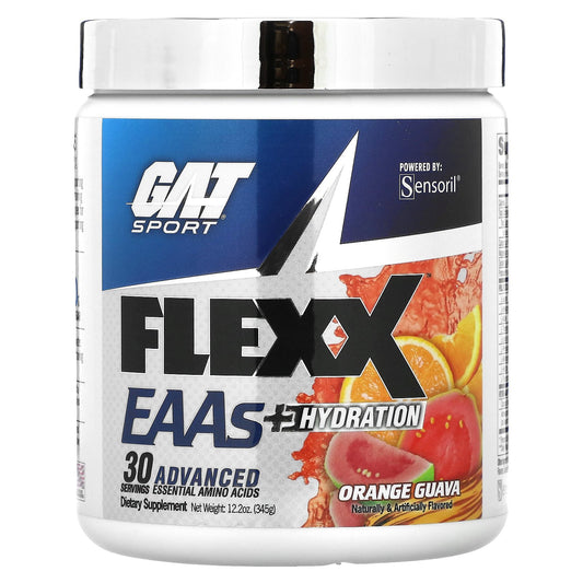 GAT, Flexx EAAs + Hydration, Orange Guava, 12.2 oz (345 g)