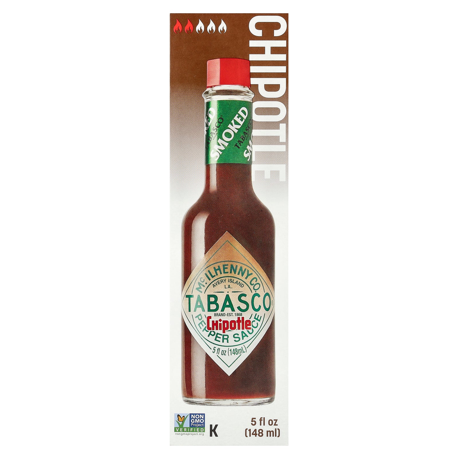 Tabasco, Chipotle, Smoked, 5 fl oz (148 ml)