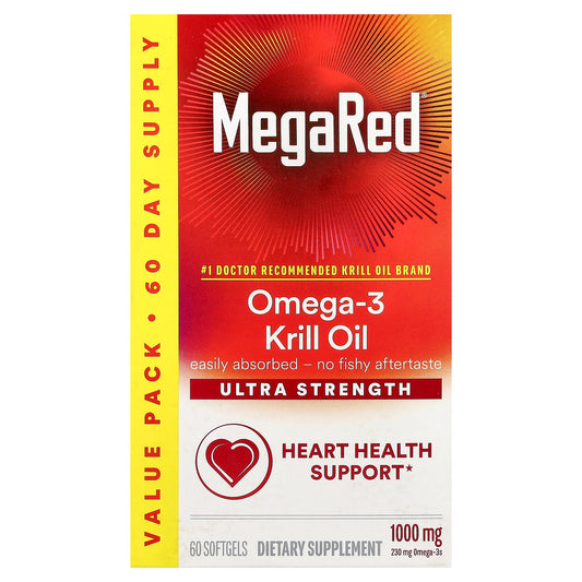 Schiff, MegaRed®, Omega-3 Krill Oil, 1,000 mg, 60 Softgels
