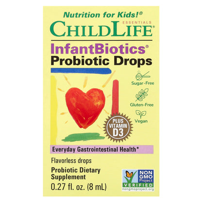 ChildLife Essentials, InfantBiotics, Probiotic Drops, 0.27 fl oz (8 ml)