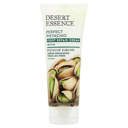 Desert Essence, Foot Repair Cream, Perfect Pistachio, 3.5 fl oz (103.5 ml)