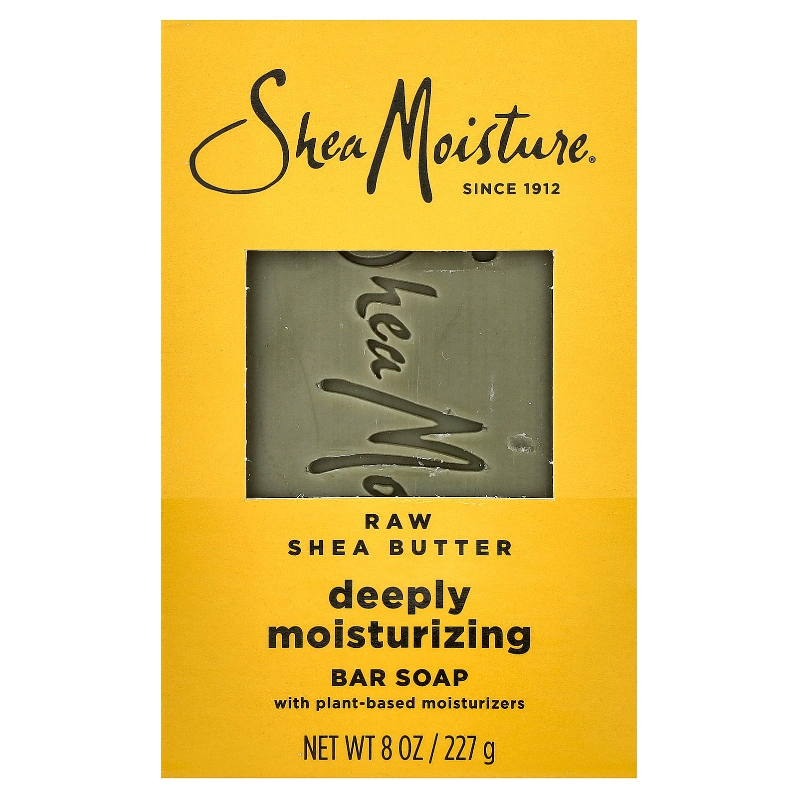 SheaMoisture, Raw Shea Butter Bar Soap, Deeply Moisturizing, 8 oz (227 g)