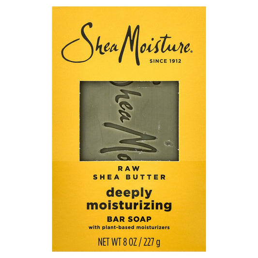 SheaMoisture, Raw Shea Butter Bar Soap, Deeply Moisturizing, 8 oz (227 g)