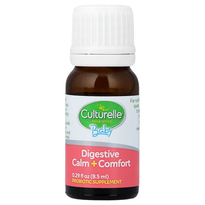 Culturelle, Baby Probiotics, Digestive Calm + Comfort Probiotic Drops, 0-12 Months, 0.29 fl oz (8.5 ml)