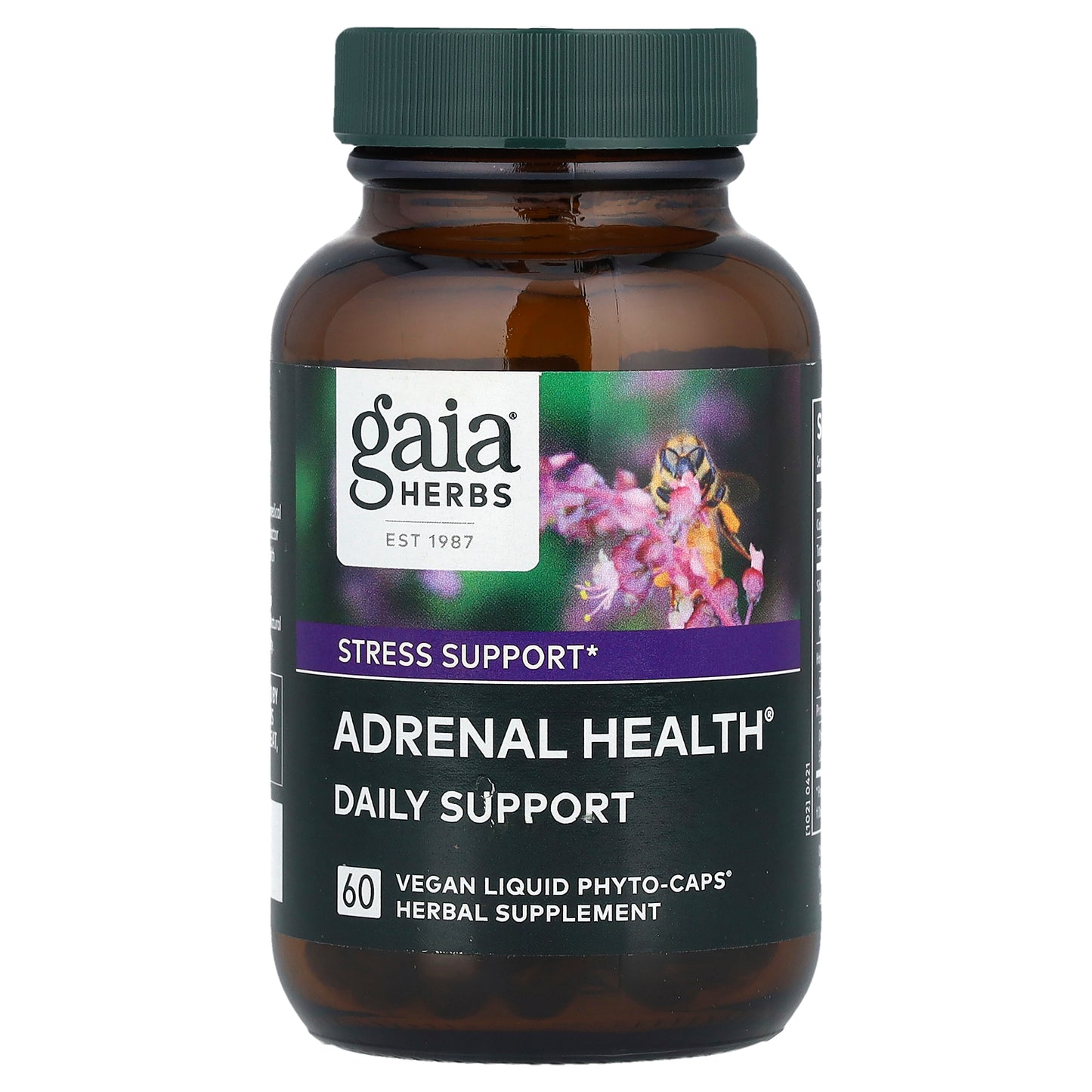 Gaia Herbs, Adrenal Health®, Daily Support, 60 Liquid Phyto-Caps®