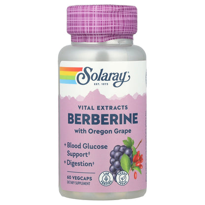 Solaray, Berberine with Oregon Grape, 60 VegCaps