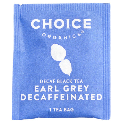 Choice Organics, Black Tea, Earl Grey, Decaf , 16 Tea Bags, 1.02 oz (29 g)