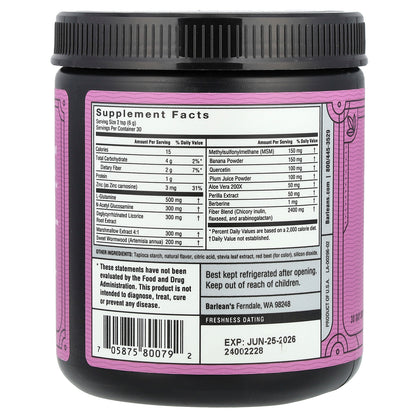 Barlean's, Platinum Intestinal Repair, Mixed Berry, 6.35 oz (180 g)