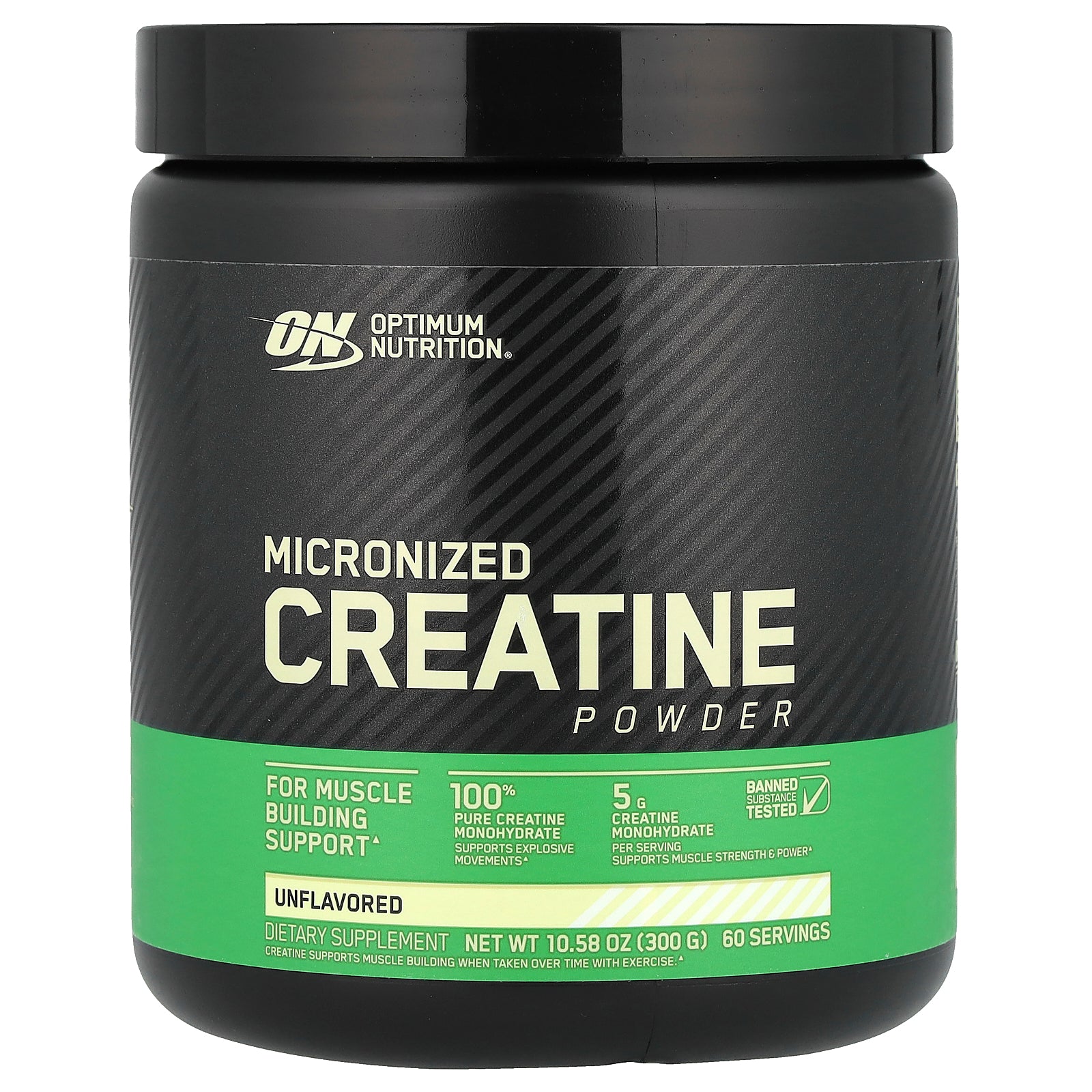 Optimum Nutrition, Micronized Creatine Powder, Unflavored, 10.58 oz (300 g)