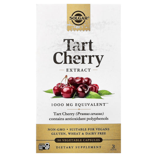 Solgar, Tart Cherry Extract, 1,000 mg, 90 Vegetable Capsules