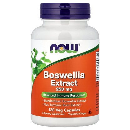 NOW Foods, Boswellia Extract, 120 Veg Capsules