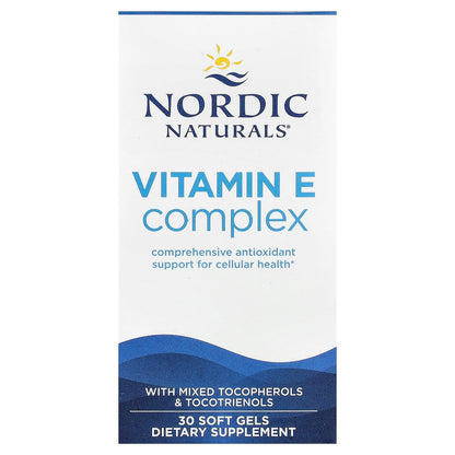 Nordic Naturals, Vitamin E Complex,  30 Soft Gels