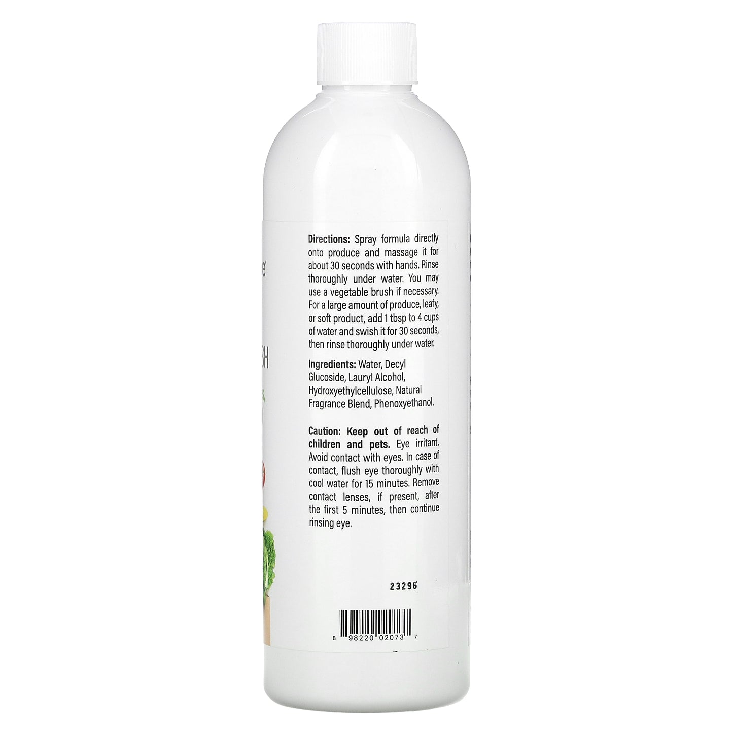 Mild By Nature, Fruit and Vegetable Wash, 16 fl oz (473 ml)