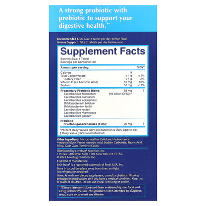LoveBug Probiotics, Here's The Skinny® Probiotic, 30 Tablets