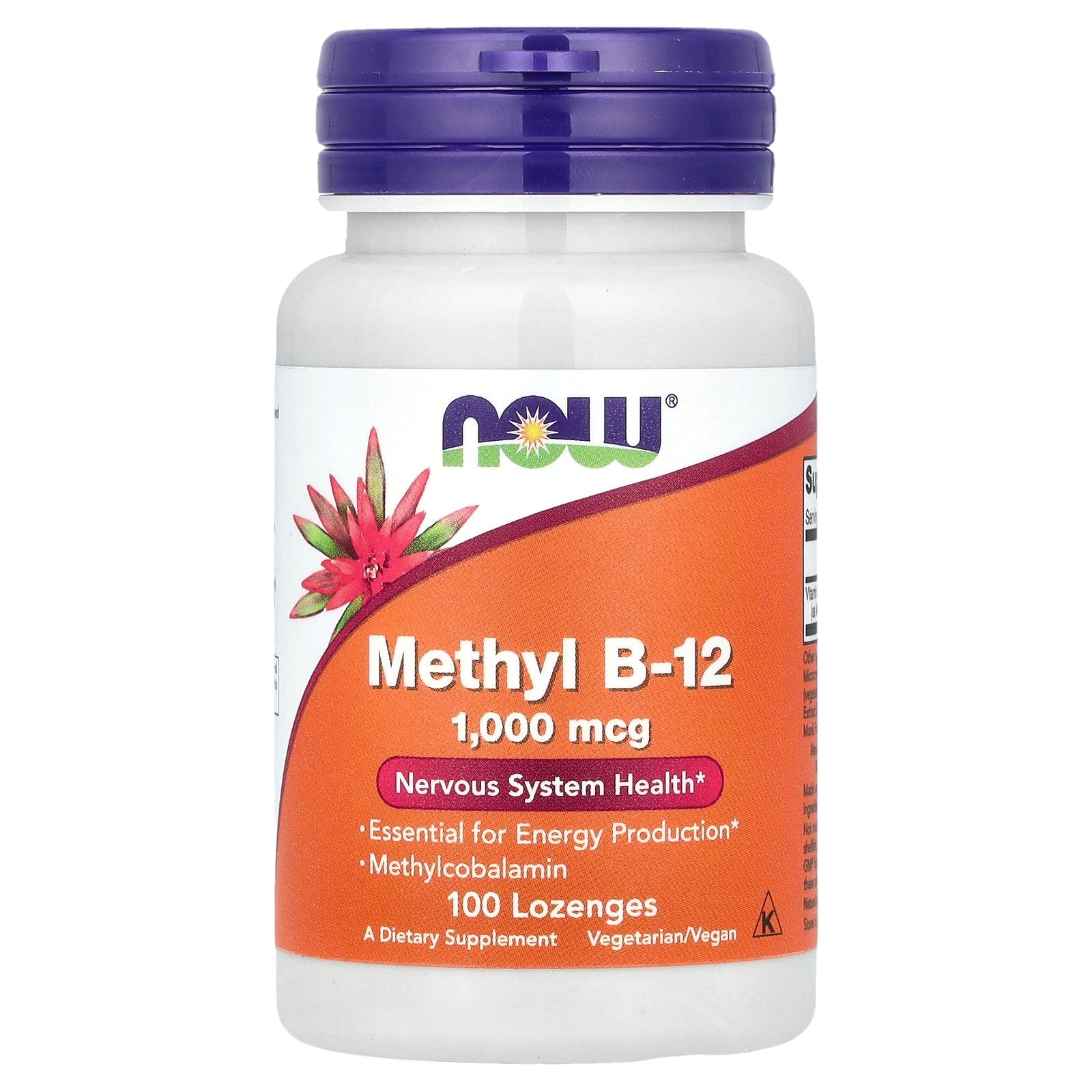 NOW Foods, Methyl B-12, 1,000 mcg, 100 Lozenges