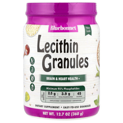 Bluebonnet Nutrition, Lecithin Granules, Unflavored, 12.7 oz (360 g)