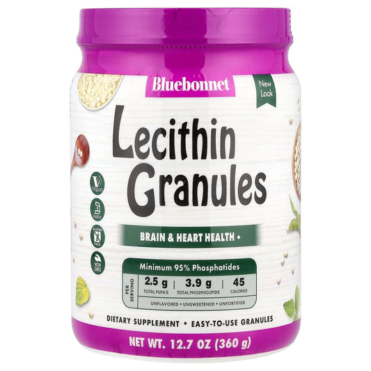 Bluebonnet Nutrition, Lecithin Granules, Unflavored, 12.7 oz (360 g)