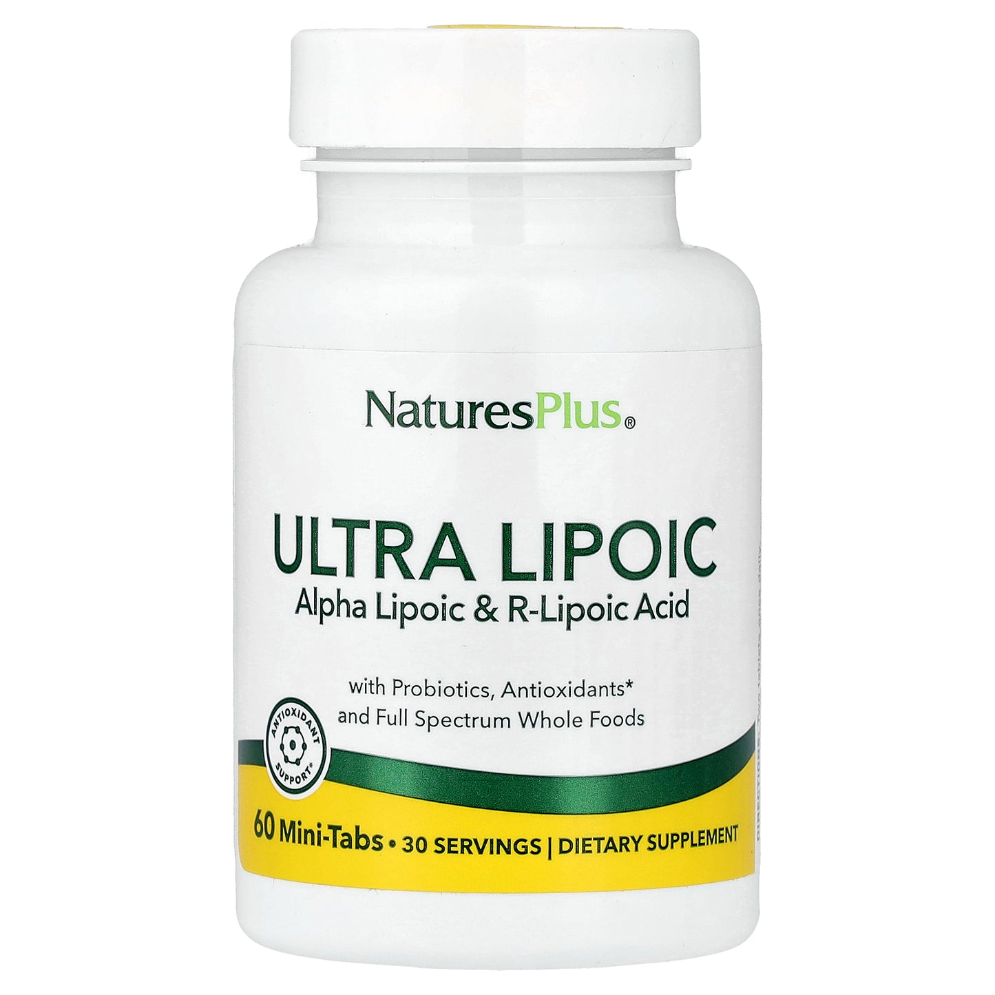 NaturesPlus, Ultra Lipoic, 60 Mini-Tabs