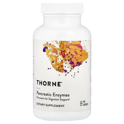 Thorne, Pancreatic Enzymes, 180 Capsules (500 mg per Capsule)