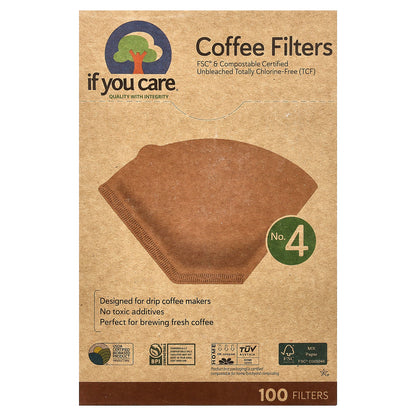 If You Care, Coffee Filters, No. 4 , 100 Filters