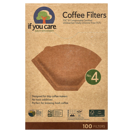 If You Care, Coffee Filters, No. 4 , 100 Filters