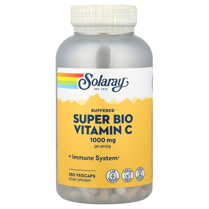 Solaray, Buffered Super Bio Vitamin C, 250 VegCaps