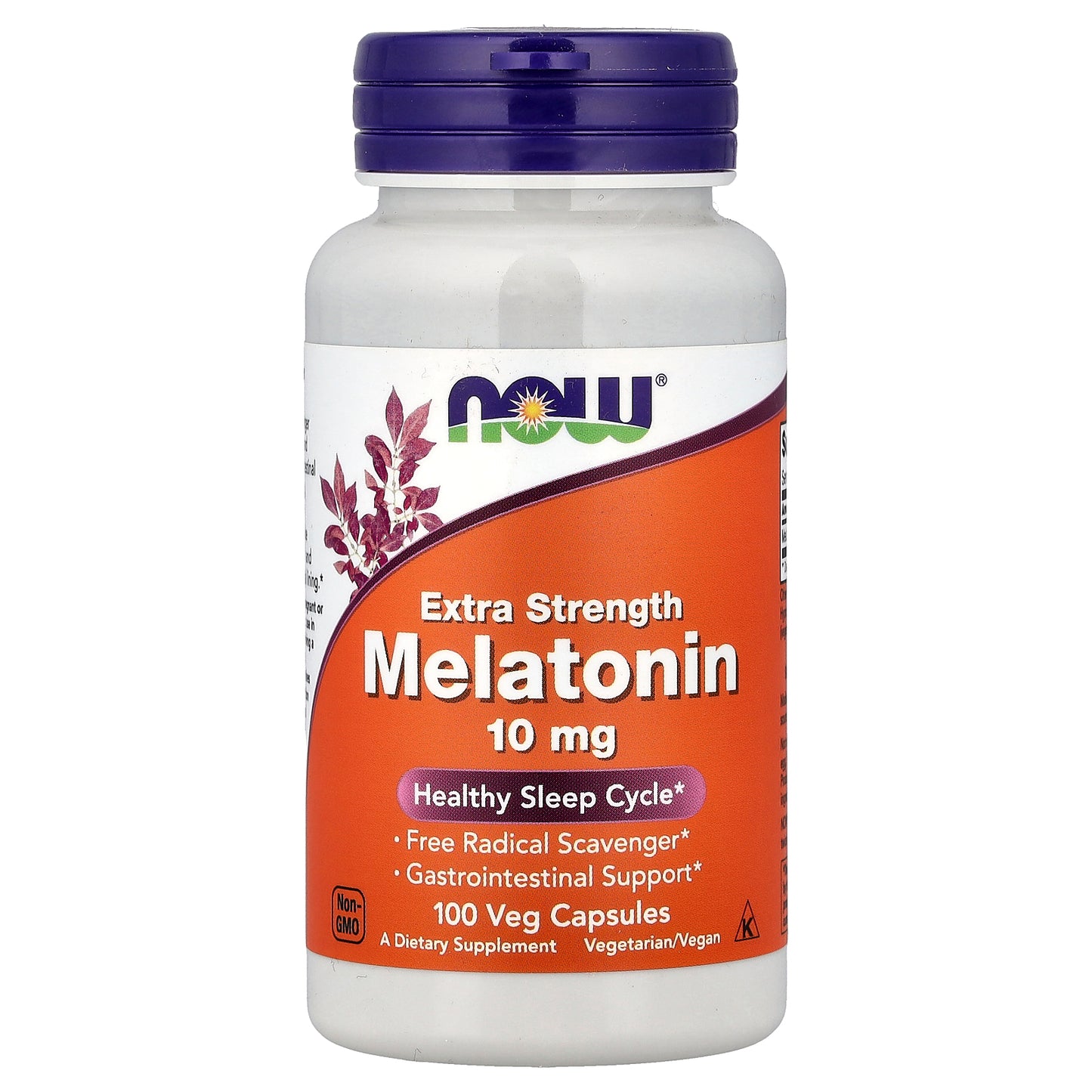 NOW Foods, Melatonin, 10 mg, 100 Veg Capsules