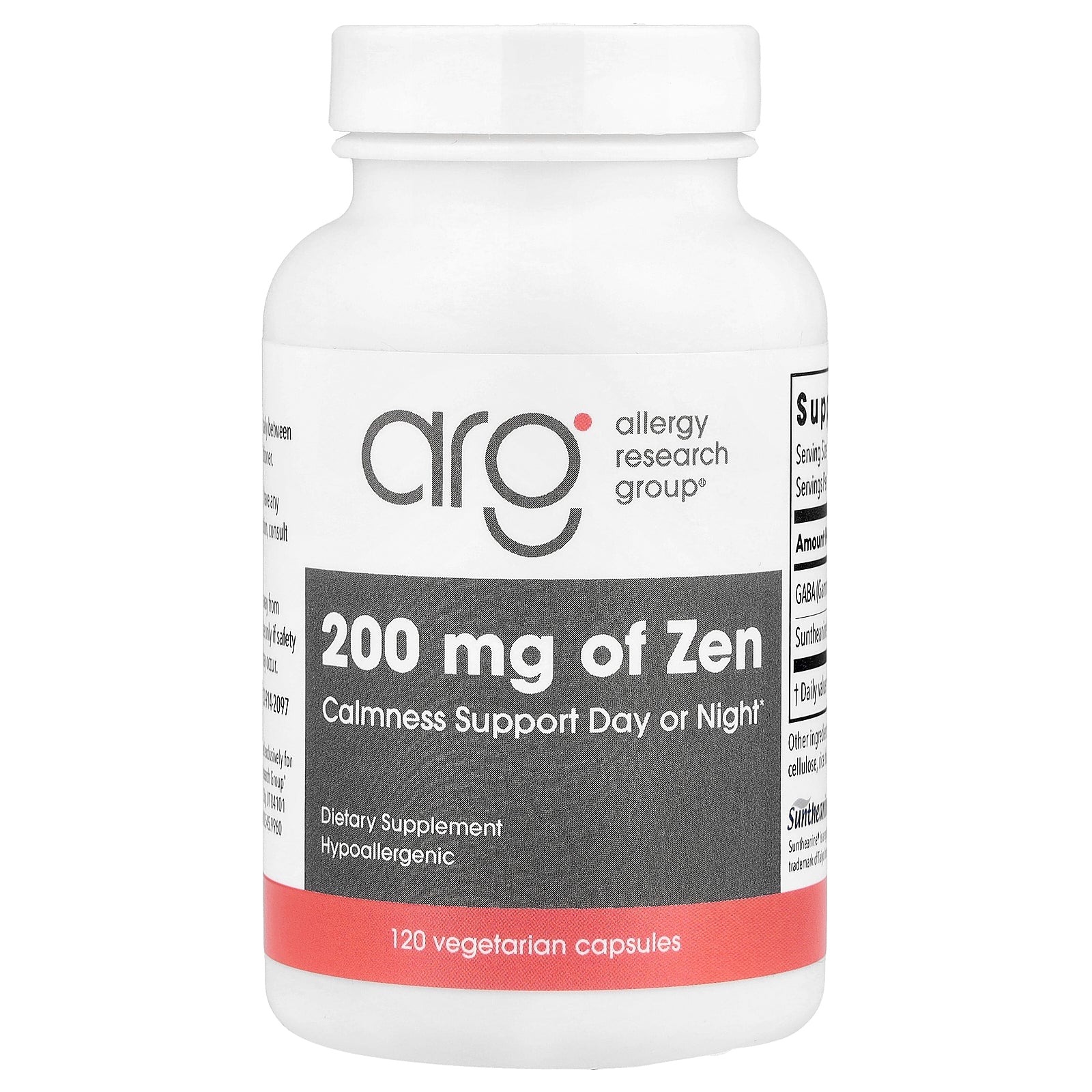 Allergy Research Group, Zen, 120 Vegetarian Capsules
