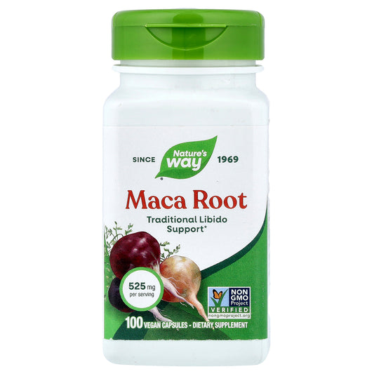 Nature's Way, Maca Root, 525 mg, 100 Vegan Capsules