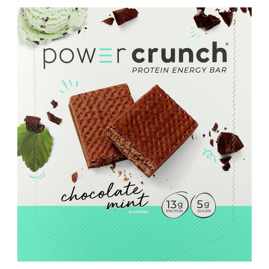 BNRG, Protein Energy Bar, Chocolate Mint, 12 Bars, 1.4 oz (40 g) Each